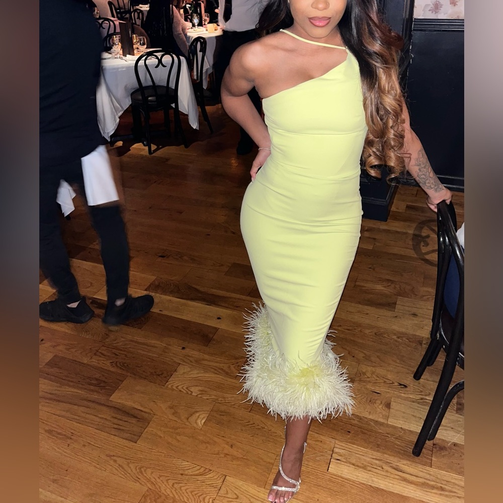 House of CB Green Dress